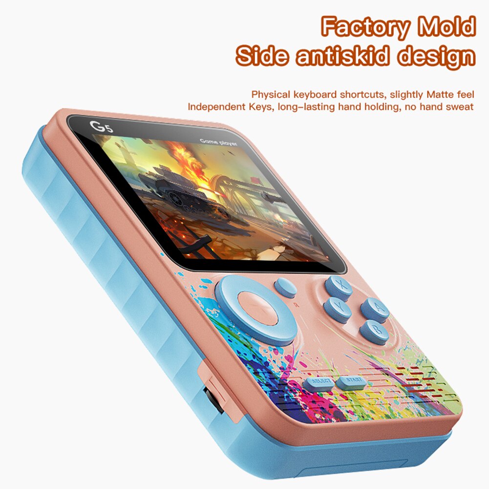 G5 USB Mini Retro Video Gaming Console Handheld Portable Built-in 500 Classic Games